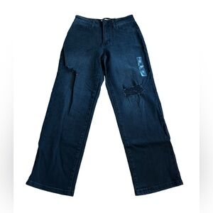 SO Straight Leg Black Denim Jeans 7/28w